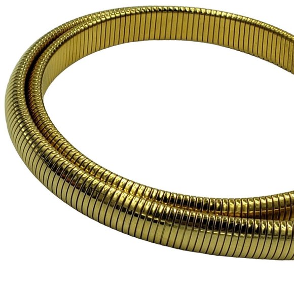 Mimi Di N Turtle Belt Gold Tone Metal Vintage 1975
